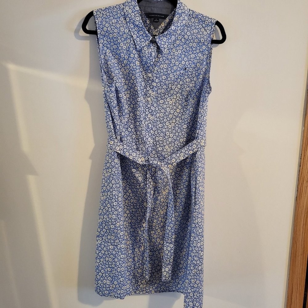 Tommy Hilfiger tie waist dress with pockets